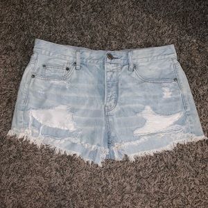 American eagle jean shorts